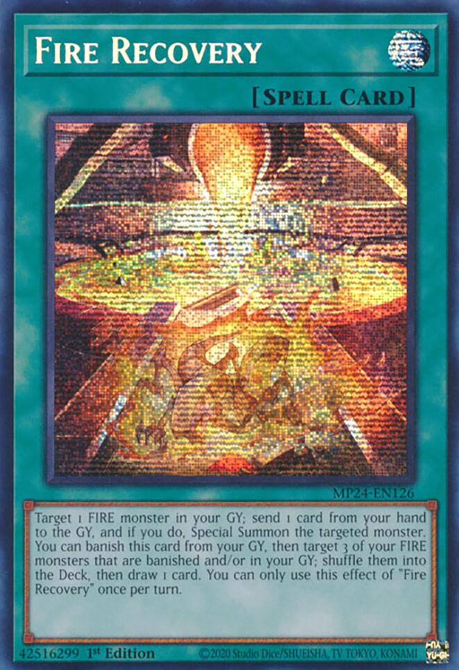 Fire Recovery [MP24-EN126] Prismatic Secret Rare | Rock City Comics