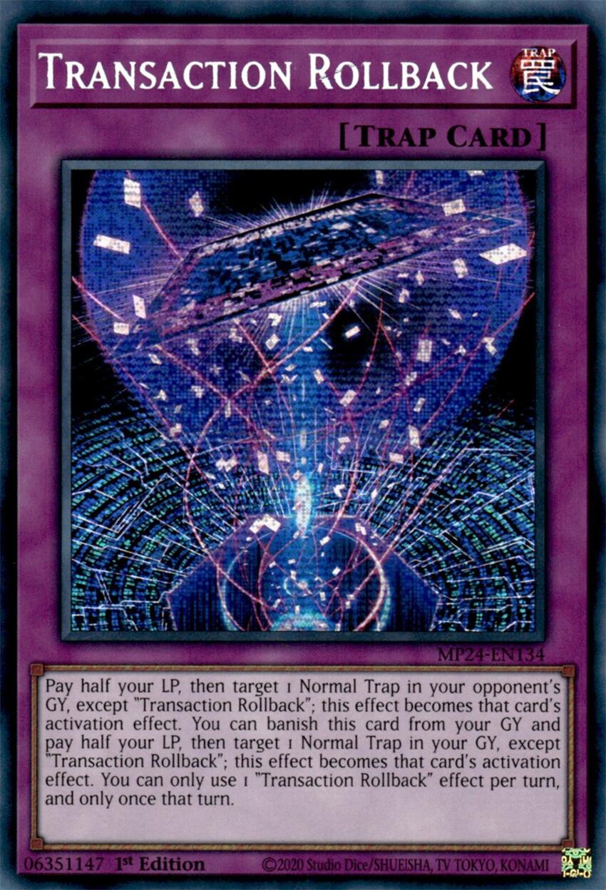 Transaction Rollback [MP24-EN134] Prismatic Secret Rare | Rock City Comics