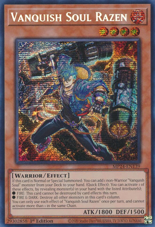 Vanquish Soul Razen [MP24-EN139] Prismatic Secret Rare | Rock City Comics