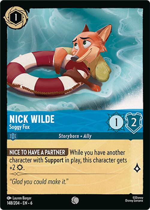Nick Wilde - Soggy Fox (148/204) [Azurite Sea] | Rock City Comics