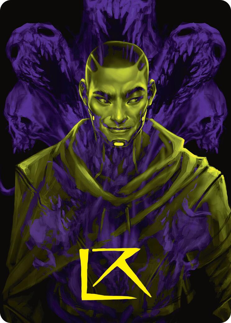 Kaito, Bane of Nightmares Art Card (Gold-Stamped Signature) [Duskmourn: House of Horror Art Series] | Rock City Comics