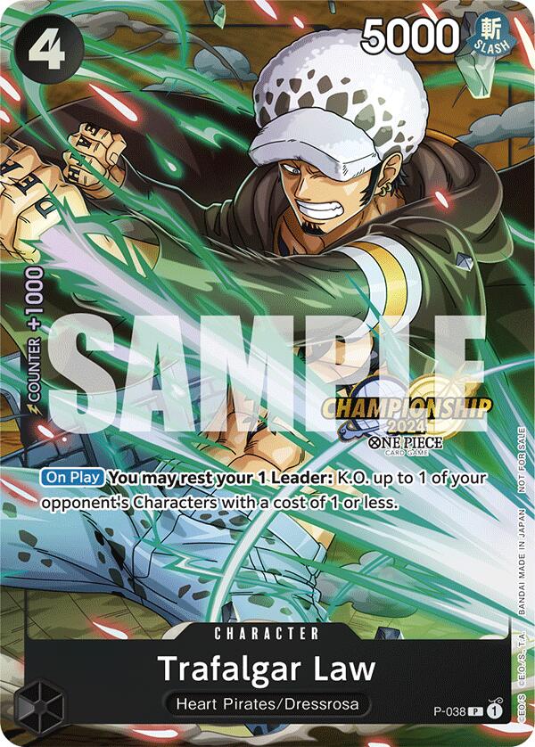 Trafalgar Law (P-038) (CS 2024 Event Pack) [One Piece Promotion Cards] | Rock City Comics