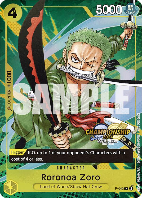 Roronoa Zoro (CS 2024 Event Pack) [One Piece Promotion Cards] | Rock City Comics