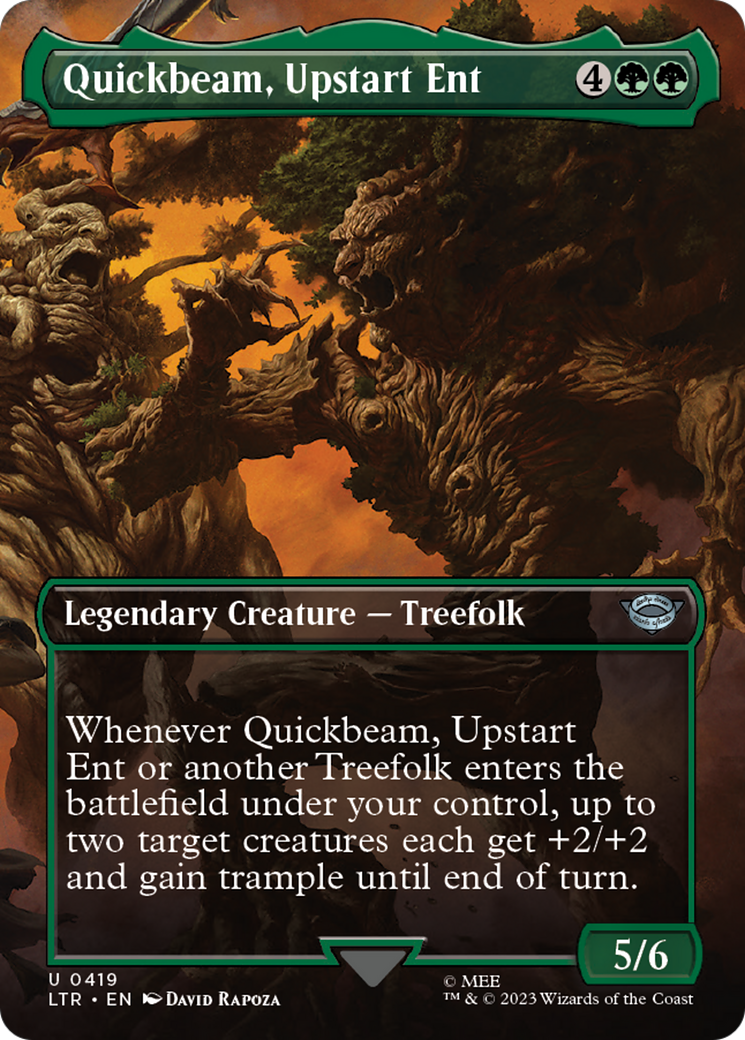 Quickbeam, Upstart Ent (Borderless Alternate Art) [The Lord of the Rings: Tales of Middle-Earth] | Rock City Comics