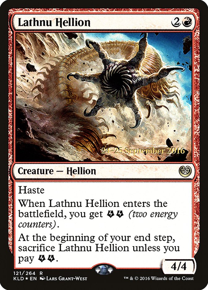 Lathnu Hellion [Kaladesh Prerelease Promos] | Rock City Comics