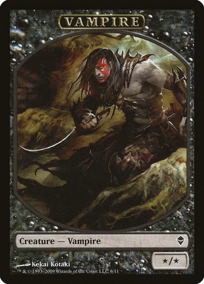 Vampire Token [Zendikar Tokens] | Rock City Comics