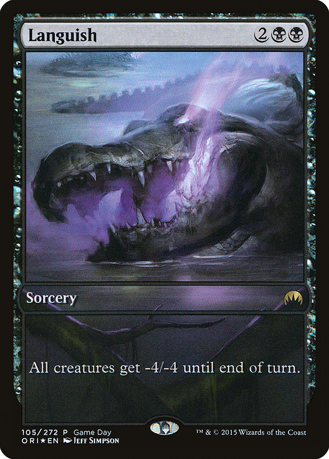 Languish (Game Day) (Full Art) [Magic Origins Promos] | Rock City Comics