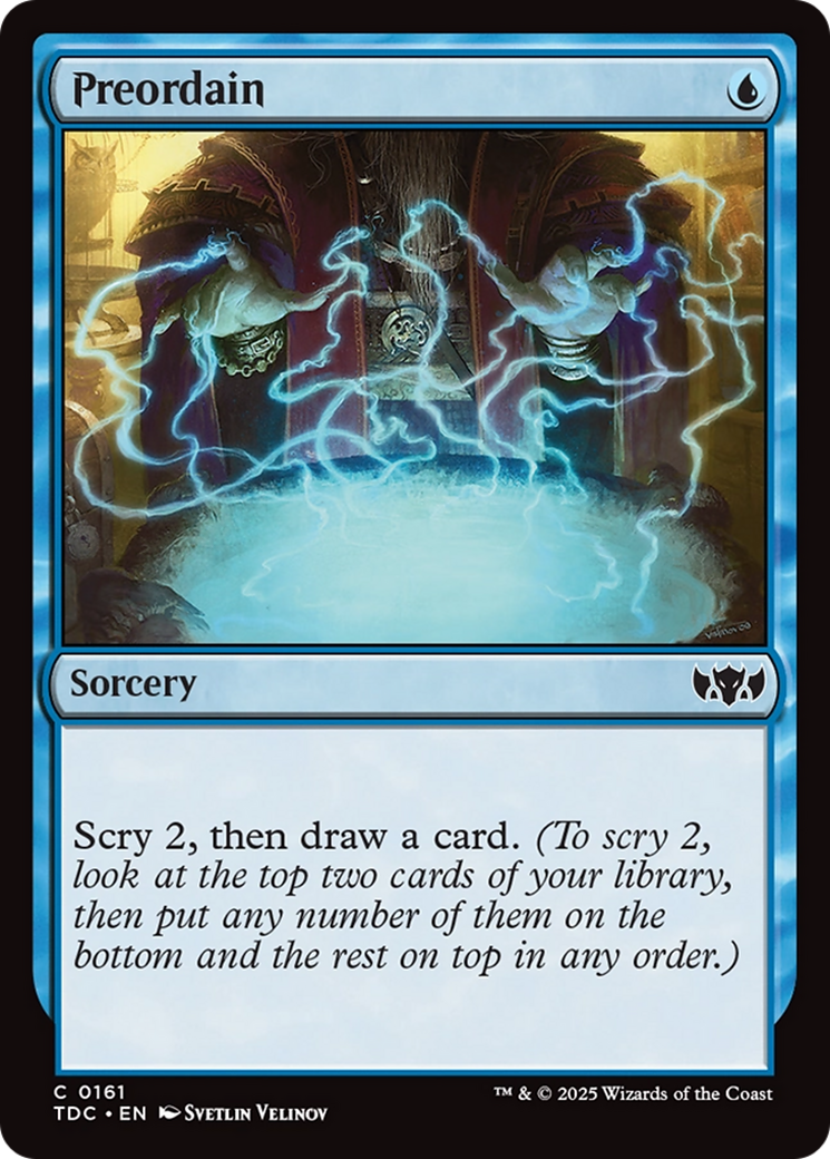 Preordain [Tarkir: Dragonstorm Commander] | Rock City Comics