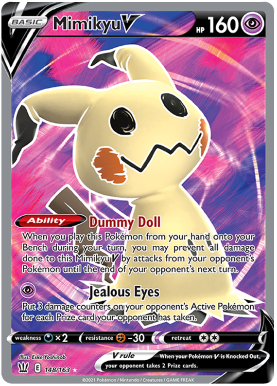 Mimikyu V (148/163) [Sword & Shield: Battle Styles] | Rock City Comics