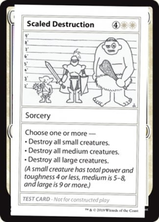 Scaled Destruction (2021 Edition) [Mystery Booster Playtest Cards] | Rock City Comics
