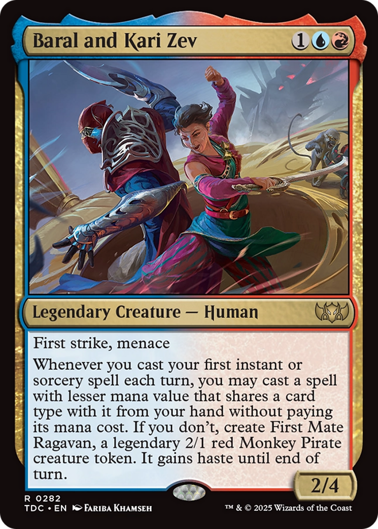 Baral and Kari Zev [Tarkir: Dragonstorm Commander] | Rock City Comics