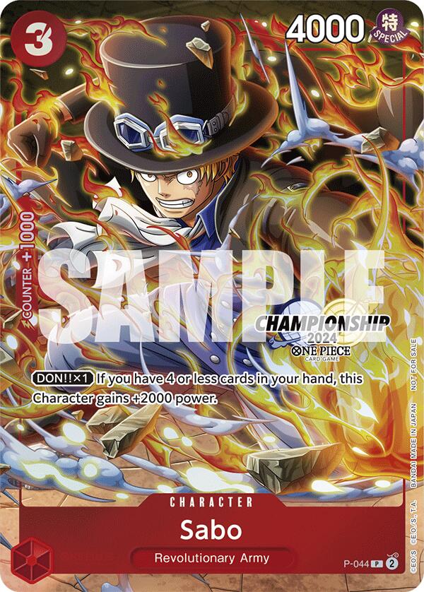 Sabo (CS 2024 Event Pack Finalist) [One Piece Promotion Cards] | Rock City Comics