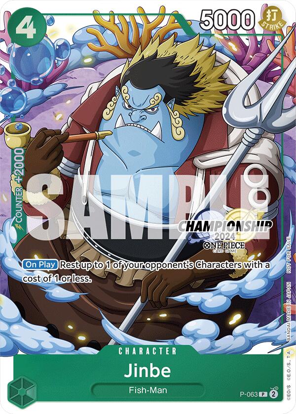 Jinbe (CS 2024 Event Pack Finalist) [One Piece Promotion Cards] | Rock City Comics