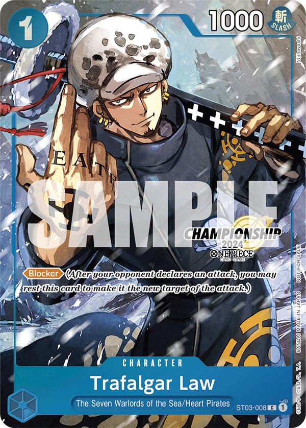 Trafalgar Law (ST03-008) (CS 2024 Event Pack Finalist) [One Piece Promotion Cards] | Rock City Comics