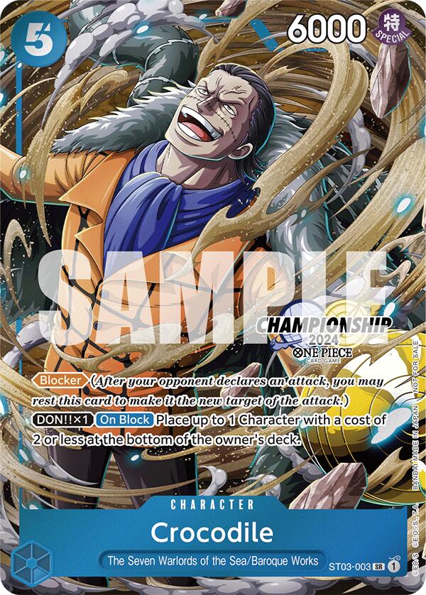 Crocodile (CS 2024 Celebration Pack) [One Piece Promotion Cards] | Rock City Comics