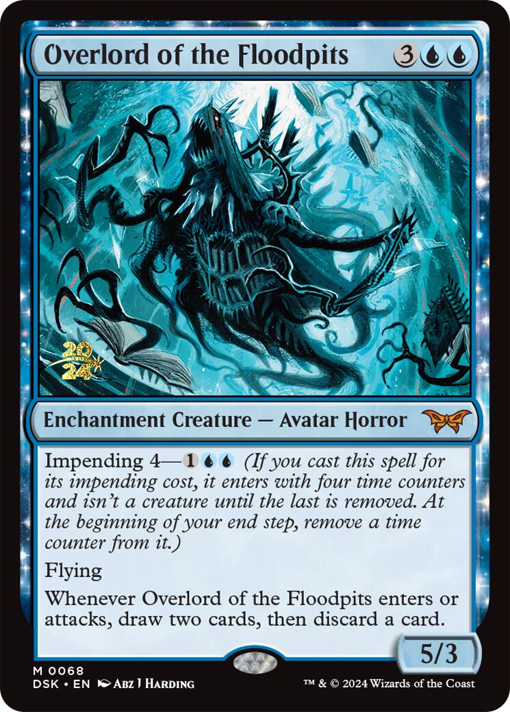 Overlord of the Floodpits [Duskmourn: House of Horror Prerelease Promos] | Rock City Comics