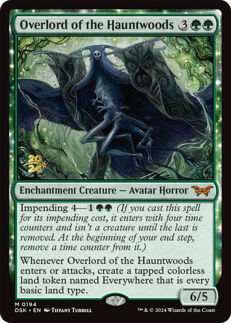 Overlord of the Hauntwoods [Duskmourn: House of Horror Prerelease Promos] | Rock City Comics