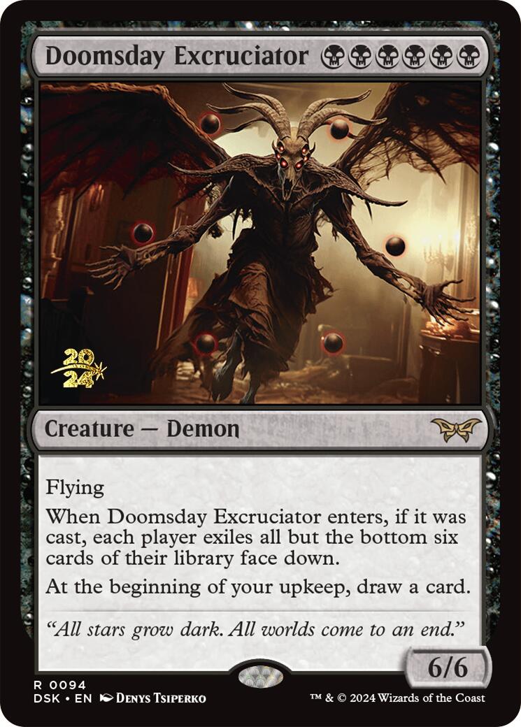 Doomsday Excruciator [Duskmourn: House of Horror Prerelease Promos] | Rock City Comics