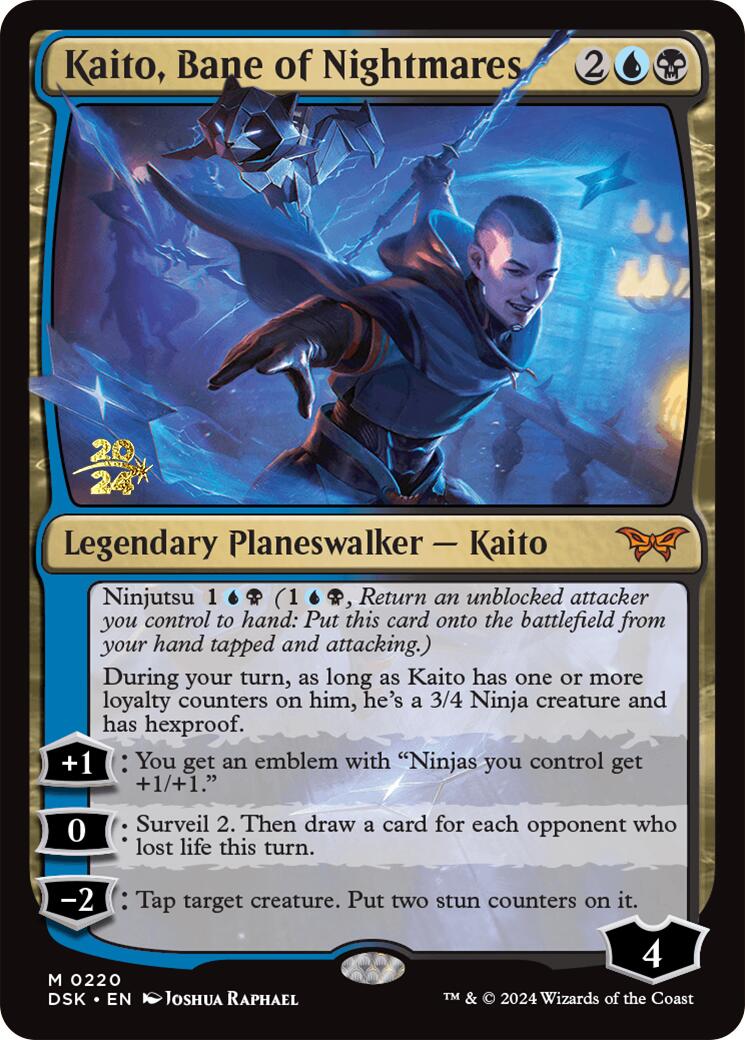 Kaito, Bane of Nightmares [Duskmourn: House of Horror Prerelease Promos] | Rock City Comics