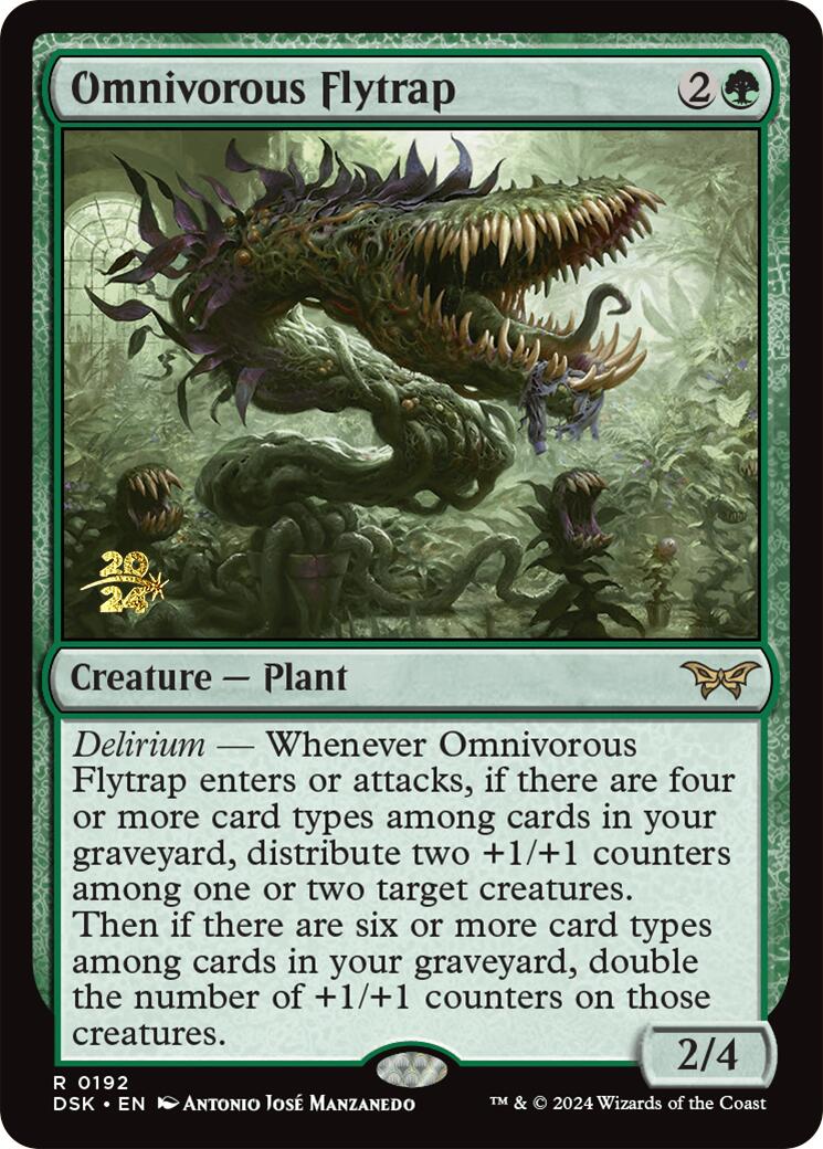 Omnivorous Flytrap [Duskmourn: House of Horror Prerelease Promos] | Rock City Comics