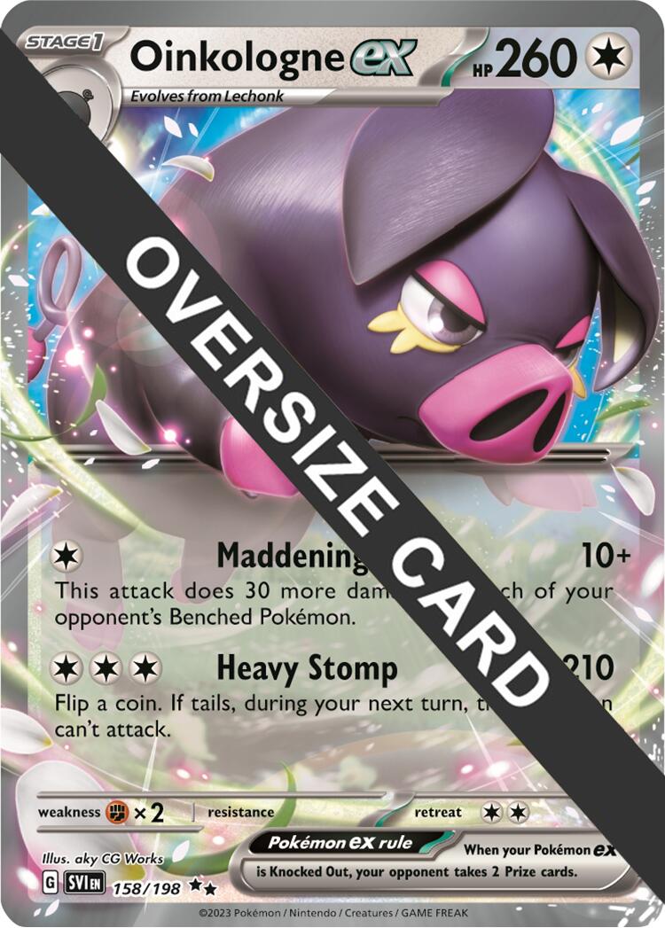 Oinkologne ex (158/198) (Jumbo Card) [Scarlet & Violet: Black Star Promos] | Rock City Comics