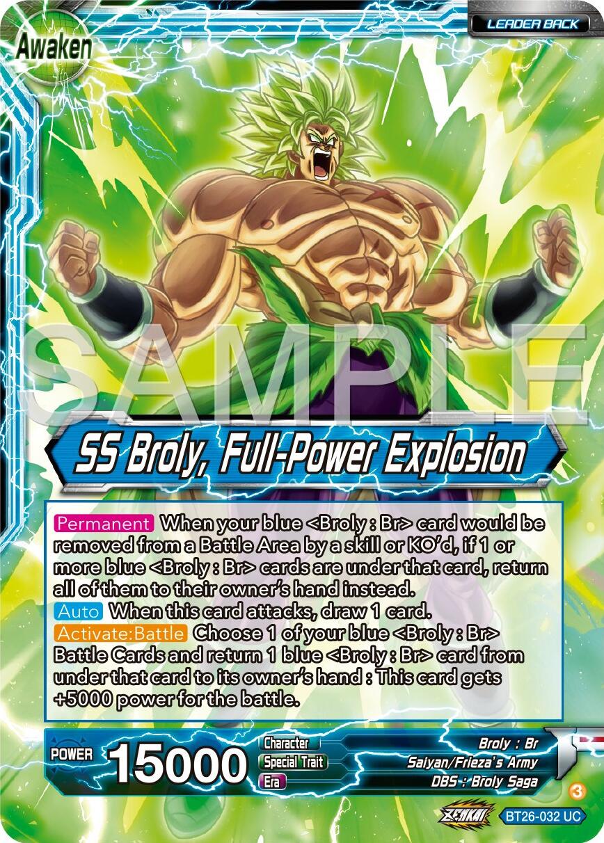 Broly // SS Broly, Full-Power Explosion (BT26-032) [Ultimate Advent] | Rock City Comics