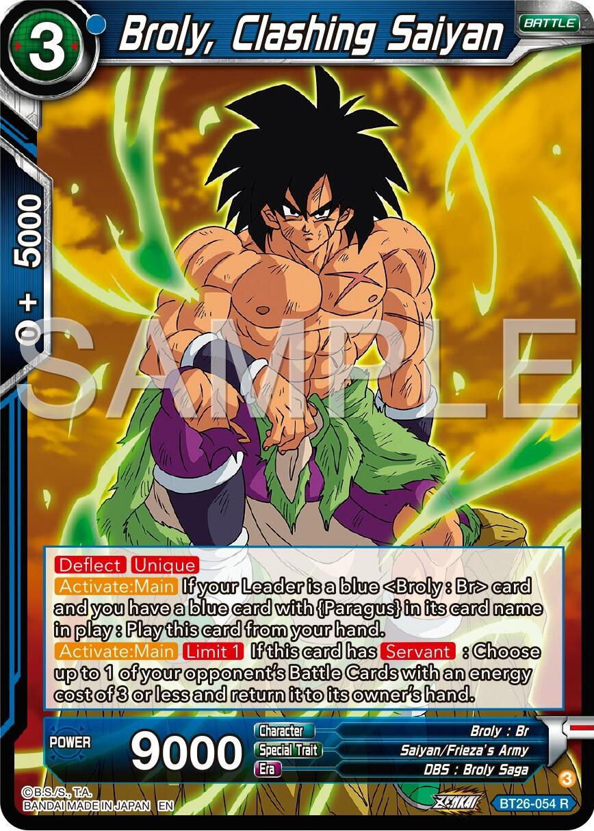 Broly, Clashing Saiyan (BT26-054) [Ultimate Advent] | Rock City Comics