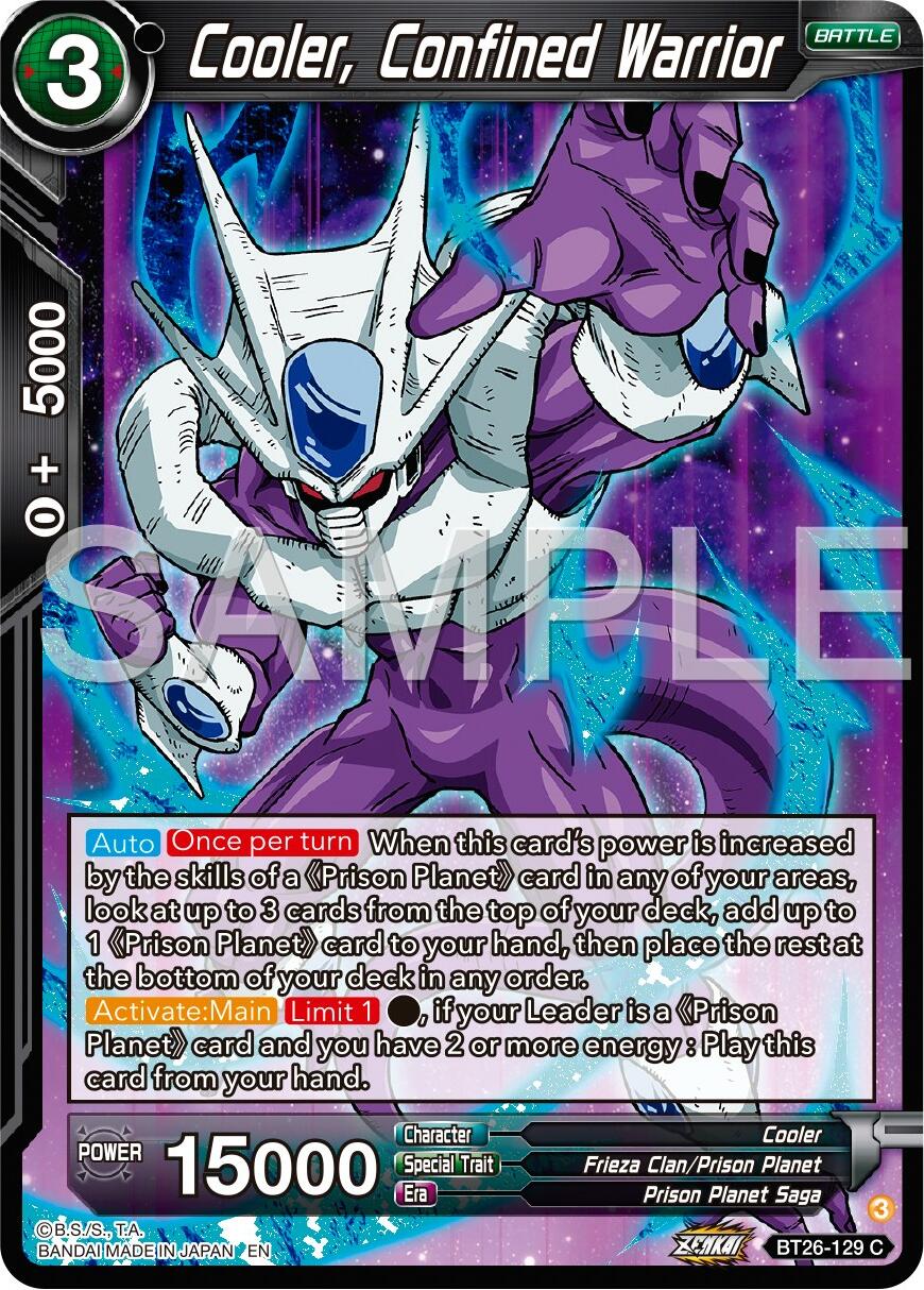 Cooler, Confined Warrior (BT26-129) [Ultimate Advent] | Rock City Comics