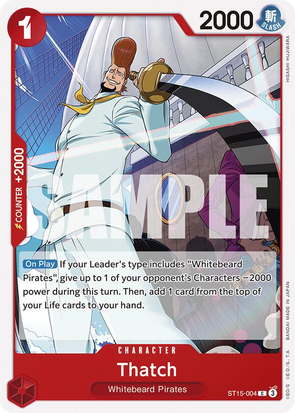 Thatch [Starter Deck: RED Edward.Newgate] | Rock City Comics