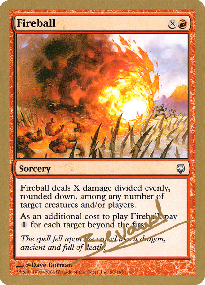 Fireball (Manuel Bevand) [World Championship Decks 2004] | Rock City Comics