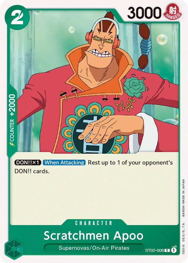 Scratchmen Apoo [Starter Deck: Worst Generation] | Rock City Comics