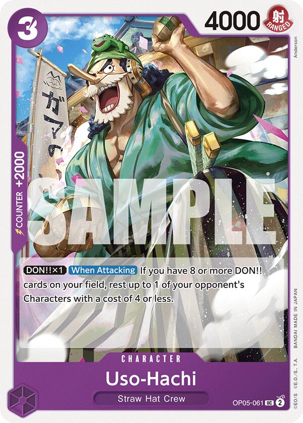 Uso-Hachi [Starter Deck: PURPLE Monkey.D.Luffy] | Rock City Comics