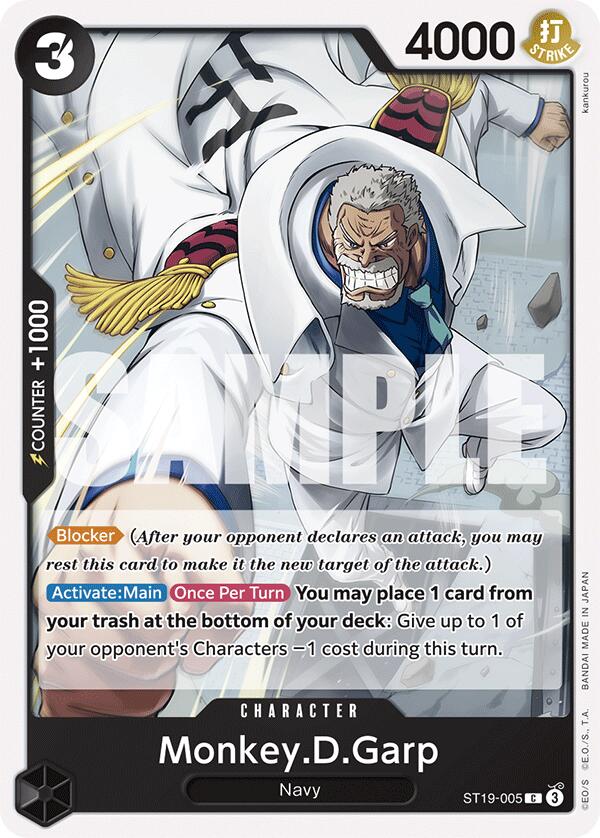 Monkey.D.Garp [Starter Deck: BLACK Smoker] | Rock City Comics