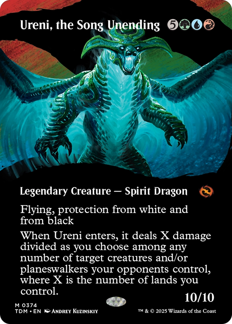 Ureni, the Song Unending (Borderless) [Tarkir: Dragonstorm] | Rock City Comics