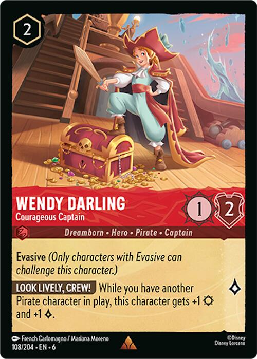Wendy Darling - Courageous Captain (108/204) [Azurite Sea] | Rock City Comics