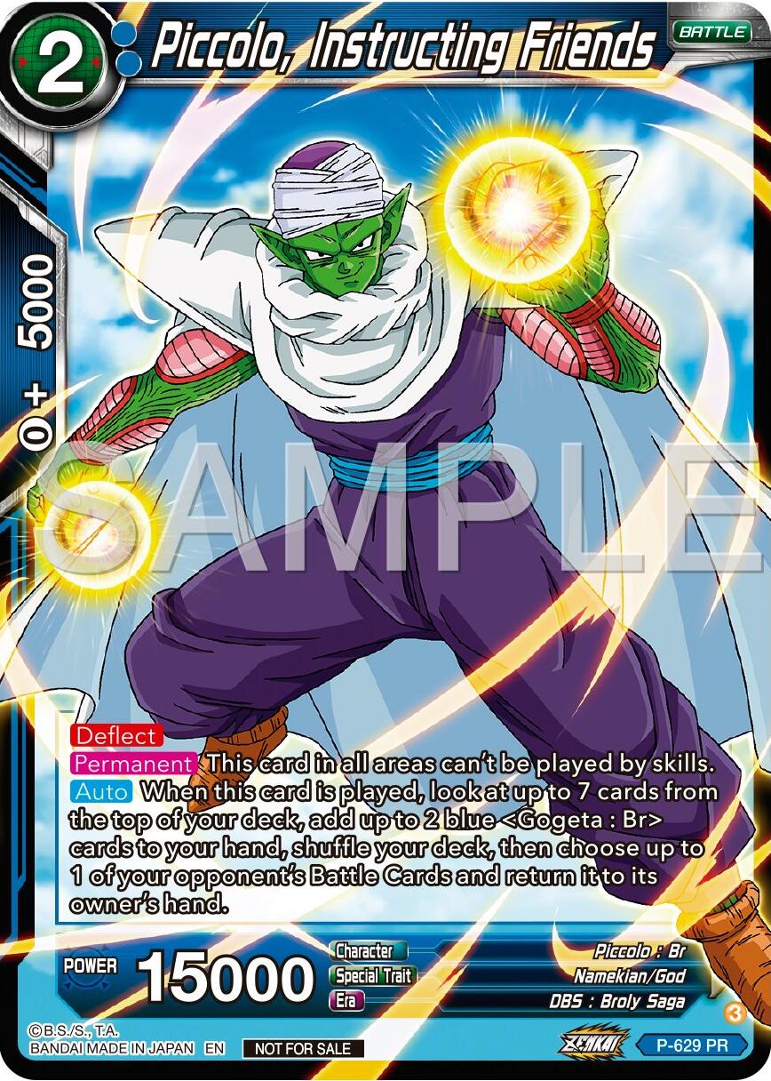 Piccolo, Instructing Friends (Zenkai Series Tournament Pack Vol.9) (P-629) [Promotion Cards] | Rock City Comics