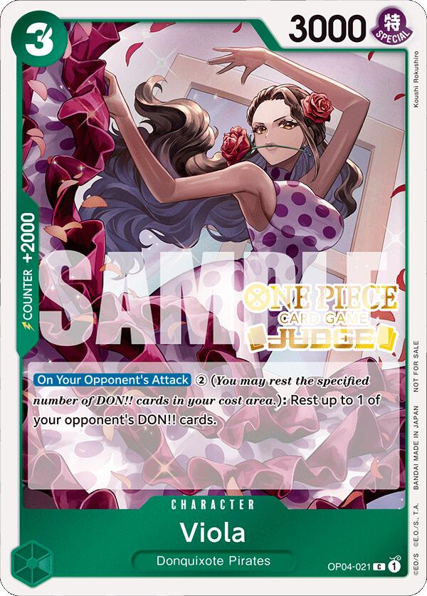 Viola (Judge Pack Vol. 4) [One Piece Promotion Cards] | Rock City Comics