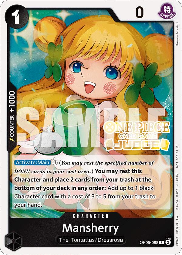 Mansherry (Judge Pack Vol. 4) [One Piece Promotion Cards] | Rock City Comics