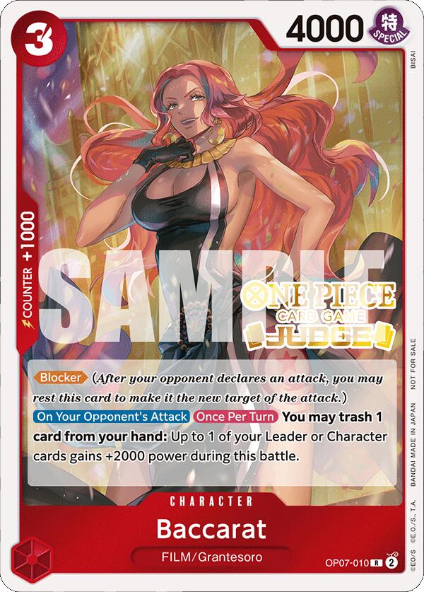 Baccarat (Judge Pack Vol. 4) [One Piece Promotion Cards] | Rock City Comics