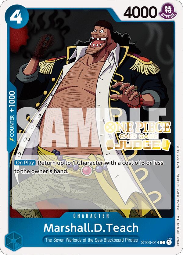 Marshall.D.Teach (Judge Pack Vol. 4) [One Piece Promotion Cards] | Rock City Comics