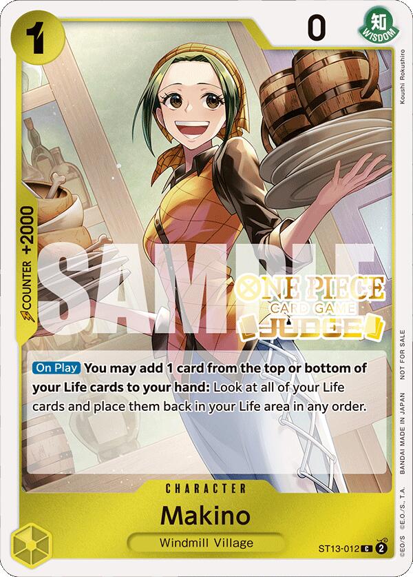 Makino (Judge Pack Vol. 4) [One Piece Promotion Cards] | Rock City Comics