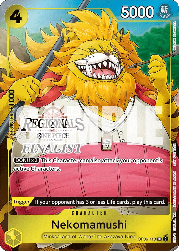 Nekomamushi (Offline Regional 2024 Vol. 3) [Finalist] [One Piece Promotion Cards] | Rock City Comics