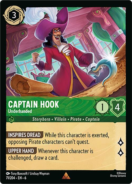 Captain Hook - Underhanded (71/204) [Azurite Sea] | Rock City Comics