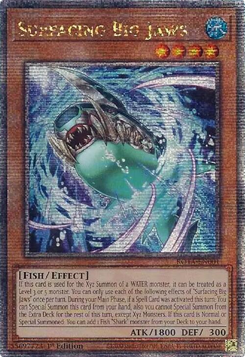 Surfacing Big Jaws (Quarter Century Secret Rare) [ROTA-EN001] Quarter Century Secret Rare | Rock City Comics