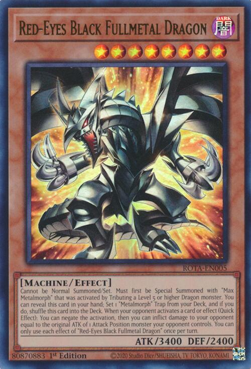 Red-Eyes Black Fullmetal Dragon [ROTA-EN005] Ultra Rare | Rock City Comics