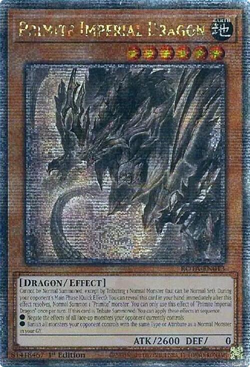 Primite Imperial Dragon (Quarter Century Secret Rare) [ROTA-EN013] Quarter Century Secret Rare | Rock City Comics