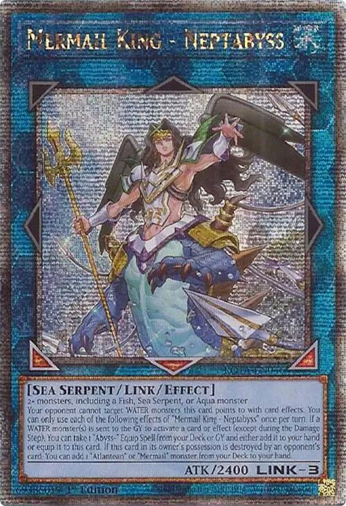 Mermail King - Neptabyss (Quarter Century Secret Rare) [ROTA-EN046] Quarter Century Secret Rare | Rock City Comics