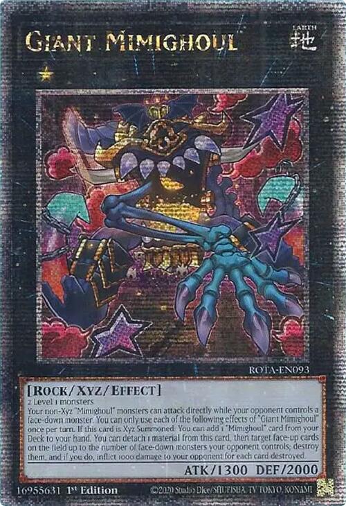 Giant Mimighoul (Quarter Century Secret Rare) [ROTA-EN093] Quarter Century Secret Rare | Rock City Comics