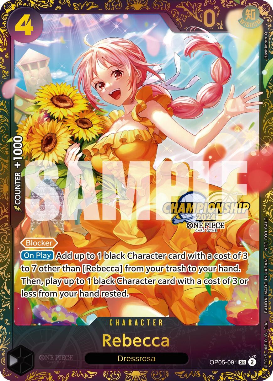 Rebecca (October Championship 2024 Online Regional) [One Piece Promotion Cards] | Rock City Comics