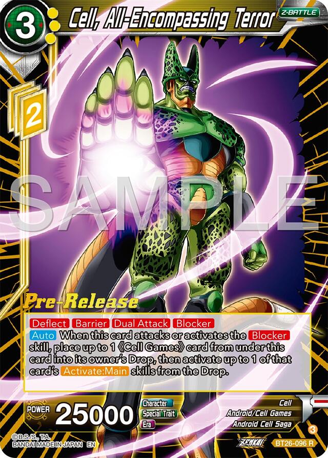 Cell, All-Encompassing Terror (BT26-096) [Ultimate Advent Prerelease Promos] | Rock City Comics